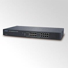 PLANET GSW-1601 Switch 16 x 10/100/1000, kov, rackmount