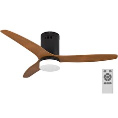IMMAX NEO LITE VENTO SMART stropní svítidlo s ventilátorem 18W Tuya Wi-Fi hnědo-černé