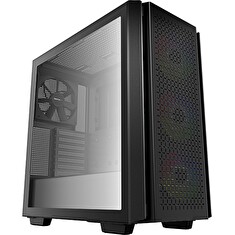 DEEPCOOL skříň CG560 / ATX / 3x120mm fan / 140mm ARGB fan / 2x USB 3.0 / mesh panel