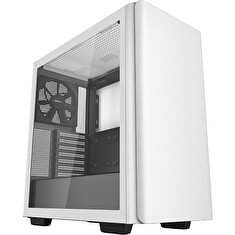 DEEPCOOL skříň CK500 ATX / 2x140 mm fan / 2xUSB 3.0 / USB-C bílá