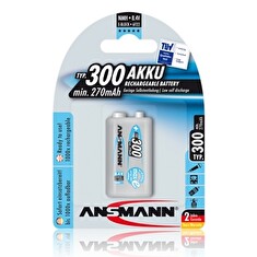 Ansmann akumulátor 9V NiMH 250 mAh (1 ks) maxE+