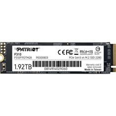 PATRIOT P310 1,92TB SSD / Interní / M.2 PCIe Gen3 x4 NVMe 1.3 / 2280