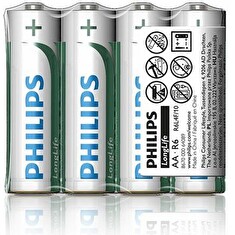 Philips baterie AA LongLife zinkochloridová - 4ks