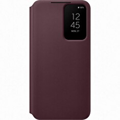 Samsung Flipové pouzdro Clear View pro Samsung Galaxy S22+ Burgundy