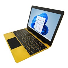 UMAX VisionBook 12WRx/Celeron N4020/4 GB/128 GB EMMC/M.2 SSD SATA slot/11,6" IPS HD/W11Pro/Žlutý