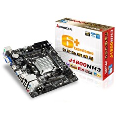 BIOSTAR, Intel J1800, MiniITX, GbE