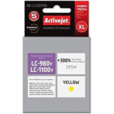 ActiveJet inkoust Brother LC-1100Y, 15 ml, new AB-1100YNX (AB-1100Y)