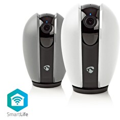 Nedis WIFICI21CGY SmartLife Vnitřní Kamera | Wi-Fi | Full HD 1080p | Náklon | Se snímačem pohybu | Noční vidění | Bílá / Šedá