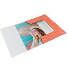 Esselte desky na dokumenty Colour'Breeze, kartonové, korálová