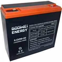 GOOWEI ENERGY Pb trakční záložní akumulátor VRLA GEL 12V/24Ah (6-DZM-20)