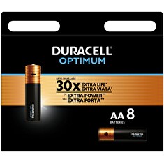 Duracell Optimum alkalická baterie 8 ks (AA)