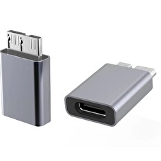 PremiumCord Aluminium USB C female - USB3.0 Micro B Male adaptér