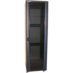 XtendLan 47U/800x1000 stojanový, černý, skleněné dveře, perforovaná záda