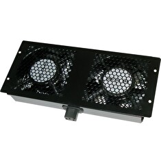 XtendLan Ventilace pro stojan. rozvaděče Telco hloubky 600,800,1000,1200mm, 2x ventilátor, napájecí kabel