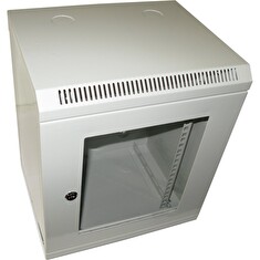 XtendLan Skříň 10", 12U, 280x350, šedý, prosklený