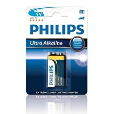 Philips baterie 9V ExtremeLife+, alkalická - 1ks