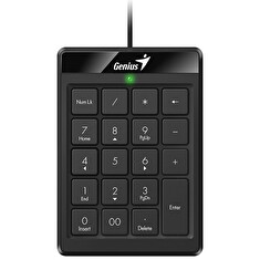 GENIUS NumPad 110/ Drátová/ USB/ slim design/ černá