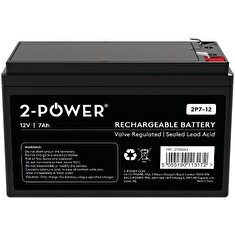 2-Power 2P7-12 12V 7Ah VRLA Baterie F2 ( Faston 250)