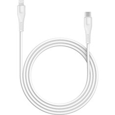 CANYON nabíjecí kabel Lightning MFI-4, USB-C Power delivery 18W, Apple certifikát, délka 1.2m, bílá