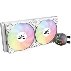 Zalman vodní chladič CPU ALPHA28 White/ 2 x 140 mm / PWM / ARGB / bílý