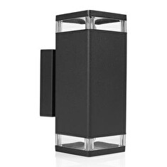 Smartwares Venkovní nástěnné světlo OOL-50019 LED, hliník, IP44, 2x5W, AC, černé