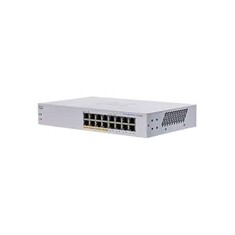Cisco switch CBS110-16PP, 16xGbE RJ45, fanless, PoE, 64W - REFRESH