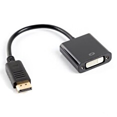 LANBERG adaptér DisplayPort (M) 1.2 na DVI-I (F) (24+5), dual link
