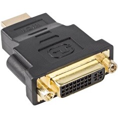 LANBERG redukce HDMI (M) na DVI-D (F) (24+5) černý