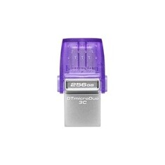 Kingston DataTraveler MicroDuo 3C/256GB/USB 3.2/USB-A + USB-C/Fialová