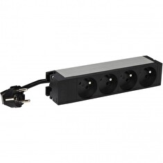 LEGRAND PDU Základní, 1U-10", výstup 4x 230V (CZ/FR), 1-fáze 16A, vstup CZ vidlice - kabel 3m