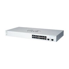 Cisco switch CBS220-16T-2G, 16xGbE RJ45, 2xSFP, fanless - REFRESH