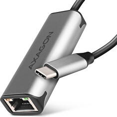 AXAGON ADE-25RC USB-C 3.2 Gen 1 - 2.5 Gigabit Ethernet síťová karta, Realtek 8156, auto install, šedá