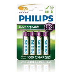 Philips baterie AA 2100mAh MultiLife, NiMh - 4ks