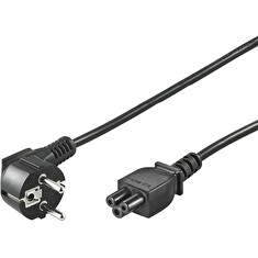 PremiumCord Kabel síťový 230V k notebooku 3m, trojlístek "Mickey Mouse"