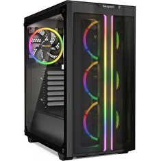 Be quiet! skříň PURE BASE 500FX / MidT / bez zdroje / USB 3.0 / 3x120mm ARGB + 1x140mm fans / průhledná bočnice / černá