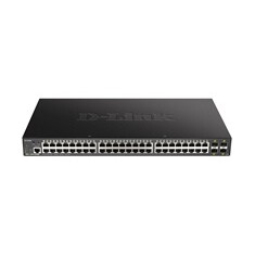 D-Link DGS-1250-52XMP 48-port Gigabit Smart Managed Switch with 4x 10G SFP+ ports, 370Watts
