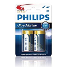 Philips baterie C ExtremeLife+, alkalická - 2ks