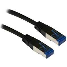 XtendLan Patch kabel Cat 6A SFTP LSFRZH 0,5m - černý