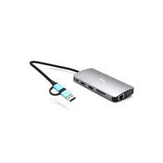 iTec USB 3.0 USB-C/Thunderbolt 3x Display Metal Nano Dock with LAN, PD 100 W