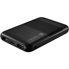 NATEC powerbanka TREVI COMPACT 5000 mA 2X USB-A + 1X USB-C, černá