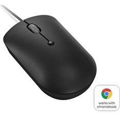 Lenovo myš CONS 400 USB-C kabelová kompaktní - černá