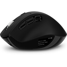 CONNECT IT FOR HEALTH DualMode bezdrátová ergonomická myš s LCD displejem, ČERNÁ