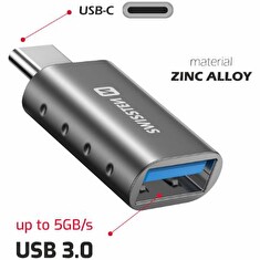 SWISSTEN OTG ADAPTER USB-C(M)/USB-A(F)