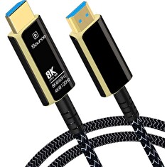 PremiumCord Ultra High Speed HDMI 2.1 optický fiber kabel 8K@60Hz,zlacené 10m