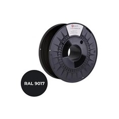 C-TECH Tisková struna (filament) PREMIUM LINE, ASA, dopravní černá, RAL9017, 1,75mm, 1kg