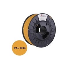 C-TECH Tisková struna (filament) PREMIUM LINE, PETG, signální žlutá, RAL1003, 1,75mm, 1kg