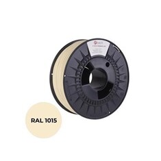 C-TECH Tisková struna (filament) PREMIUM LINE, PLA, slonová kost světlá, RAL1015, 1,75mm, 1kg