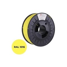 C-TECH Tisková struna (filament) PREMIUM LINE, PLA, sírová žlutá, RAL1016, 1,75mm, 1kg