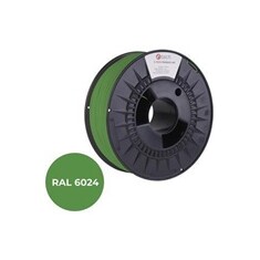 C-TECH Tisková struna (filament) PREMIUM LINE, PLA, dopravní zelená, RAL6024, 1,75mm, 1kg