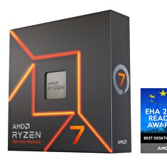 AMD Ryzen 7 7700X / LGA AM5 / max. 5,4GHz / 8C/16T / 40MB / 105W TDP / BOX bez chladiče